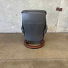 Grey Leather Ekornes Recliner