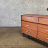 Mid Century Six Drawer Dresser