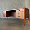 Mid Century Modern Walnut / Burl Desk by Glenn of California