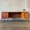 Mid Century Modern Walnut / Burl Desk by Glenn of California