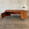 Mid Century Modern Walnut / Burl Desk by Glenn of California