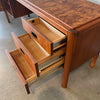 Mid Century Modern Walnut / Burl Desk by Glenn of California