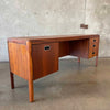 Mid Century Modern Walnut / Burl Desk by Glenn of California