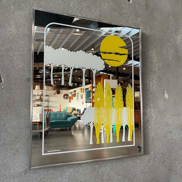 Mid Century Modern Mirror by Gloria Eriksen