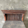 Primitive Solid Oak Coat Rack