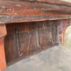 Primitive Solid Oak Coat Rack