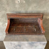 Primitive Solid Oak Coat Rack