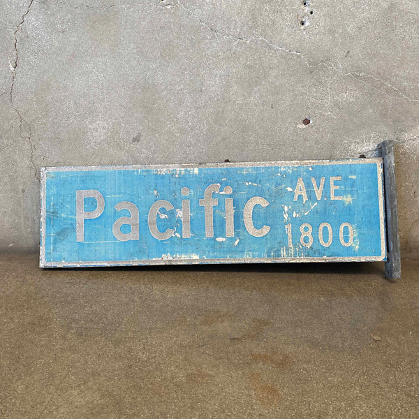 "Pacific Ave" California Street Sign Venice Beach