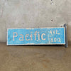 "Pacific Ave" California Street Sign Venice Beach