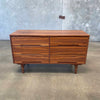 Mid Century Walnut Dresser by Stanley