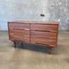 Mid Century Walnut Dresser by Stanley