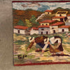 Vintage Handwoven Peruvian Folk Art Wool Tapestry