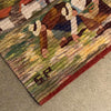 Vintage Handwoven Peruvian Folk Art Wool Tapestry