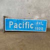 "Pacific Ave" California Street Sign Venice Beach