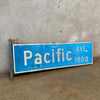 "Pacific Ave" California Street Sign Venice Beach