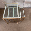 Post Modern 1970's Set of 3 Nesting Tables