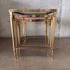 Post Modern 1970's Set of 3 Nesting Tables