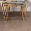 Post Modern 1970's Set of 3 Nesting Tables