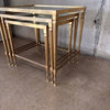 Post Modern 1970's Set of 3 Nesting Tables
