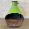 Mid Century Modern Rare Green Majestic "Firehood" Fireplace