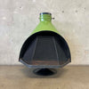 Mid Century Modern Rare Green Majestic "Firehood" Fireplace