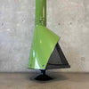 Mid Century Modern Rare Green Majestic "Firehood" Fireplace