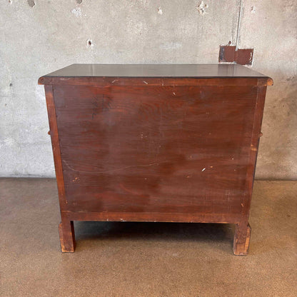 Rare & Early 1928 Monterey Furniture Old Wood Floral Dresser