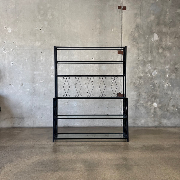 Iron & Glass Bakers Rack