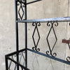 Iron & Glass Bakers Rack