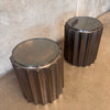 Pair Moniker Home Bronze Baluster Side Tables