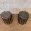 Pair Moniker Home Bronze Baluster Side Tables