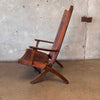 1960's Vintage Folding Chair by Angel I. Pazmine for Muebles De Estilo
