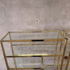 Pair of D.I.A. Brass and Glass Etagere Circa 1970's
