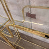 Pair of D.I.A. Brass and Glass Etagere Circa 1970's