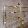 Pair of D.I.A. Brass and Glass Etagere Circa 1970's