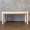 Postmodern Tessellated Console Table