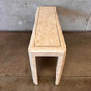 Postmodern Tessellated Console Table
