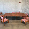 Terra Oak Dining Table & 6 Chairs by Charles Gibilterra