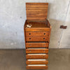 Terra Oak 7 Drawer Tall Dresser "Semainier"