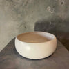 Mid Century Modern White Ceramic Planter
