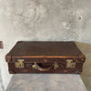 Vintage Leather & Brass Briefcase