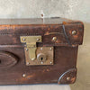 Vintage Leather & Brass Briefcase