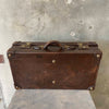 Vintage Leather & Brass Briefcase