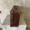 Vintage Leather & Brass Briefcase