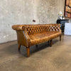 Vintage Leather Chesterfield Sofa