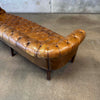 Vintage Leather Chesterfield Sofa