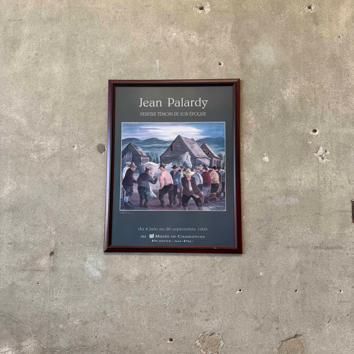 Vintage Jean Palardy Framed Poster