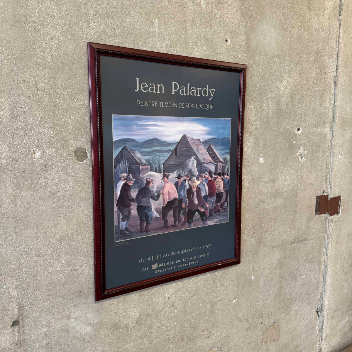 Vintage Jean Palardy Framed Poster