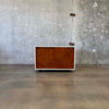 Mid Century Modern Hand Painted Walnut Cabinet #1