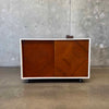 Mid Century Modern Hand Painted Walnut Cabinet #2